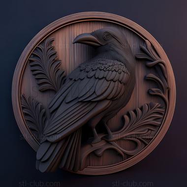 3D model st crow (STL)